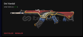 Oni Vandal 1225 VP Yağmacı Spectre 1207 VP Oni Vandal 1225 VP Yağmacı Spectre 1207 VP