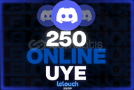 ⭐ONLINE⭐ 250 DİSCORD ÜYE