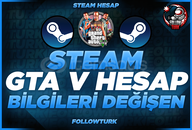 ⭐ONLINE - GTA 5 STEAM TÜM BİLGİLERİ DEĞİŞEN⭐
