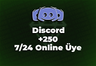[Online ÜYE]Discord +250 7/24 Online Üye