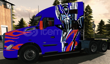 OPTİMUS PRİME ÇİZİMLİ USA TIRI