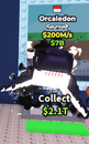Orcaledon 200M/s (Steal A Brainrot)