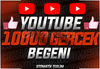 ⭐ORGANİK+⭐ 10.000 GERÇEK YOUTUBE BEĞENİ