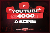 ⭐[ORGANIK] 4000 ABONE YOUTUBE⭐