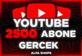 ⭐[ORGANIK] 2500 ABONE YOUTUBE