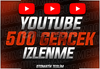 ⭐ORGANİK+⭐ 500 GERÇEK YOUTUBE İZLENME