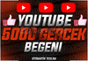 ⭐ORGANİK+⭐ 5000 GERÇEK YOUTUBE BEĞENİ