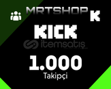 ⭐️ORGANİK⭐️KİCK 1000 TAKİPÇİ