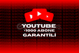 ⭐✅{ORGANİK + ÖMÜR BOYU}⭐1000 YOUTUBE ABONE⭐