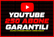 ⭐✅{ORGANİK + ÖMÜR BOYU}⭐250 YOUTUBE ABONE⭐