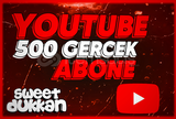 ⭐ORGANİK+ÖMÜR BOYU⭐ 500 GERÇEK YOUTUBE ABONE