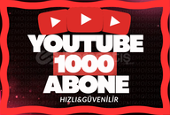 ⭐ [ORGANİK] YOUTUBE 1000 ABONE ⭐