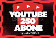 ⭐ [ORGANİK] YOUTUBE 250 ABONE ⭐