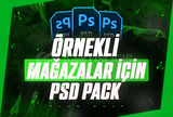 ⭐[ÖRNEKLİ] MAĞAZALAR İÇİN PSD PACK⭐