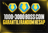 OSM 1000-3000 BOSS COİN RANDOM HESAP