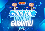 ✨OSM +1000 Maç Oynama Garanti Random Hesap✨