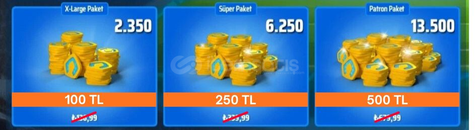 OSM 13.500 Boss Coin - Patron Paket (Fırsat)