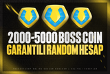 OSM 2000-5000 BOSS COİN RANDOM HESAP