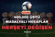 ⭐OSM 400K ÜSTÜ MADALYALI HESAPLAR ⭐
