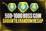 OSM 500-1000 BOSS COİN RANDOM HESAP