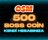 OSM 500 BOSS COİN ANLIK TESLİM