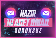 ⭐[OTO] 10 Adet Gmail Sorunsuz⭐