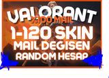 [MN]⭐%100 MAİL DEĞİŞEN 1-120 SKİN RANDOM HESAP