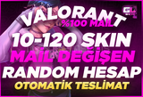 [OTO]⭐%100 MAİL DEĞİŞEN 10-120 SKİN RANDOM