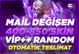 [OTO]⭐%100 MAİL DEĞİŞEN 400-850 SKİN RANDOM