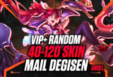 [OTO]⭐%100 MAİL DEĞİŞEN 40-120 SKİN RANDOM