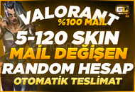 [OTO]⭐%100 MAİL DEĞİŞEN 5-120 SKİN RANDOM HESAP