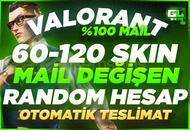 [OTO]⭐%100 MAİL DEĞİŞEN 60-120 SKİN RANDOM 