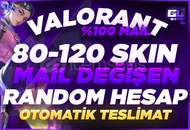 [OTO]⭐%100 MAİL DEĞİŞEN 80-120 SKİN RANDOM ⭐