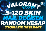 [OTO]⭐%100 TR MAİL DEĞİŞEN 5-120 SKİN RANDOM