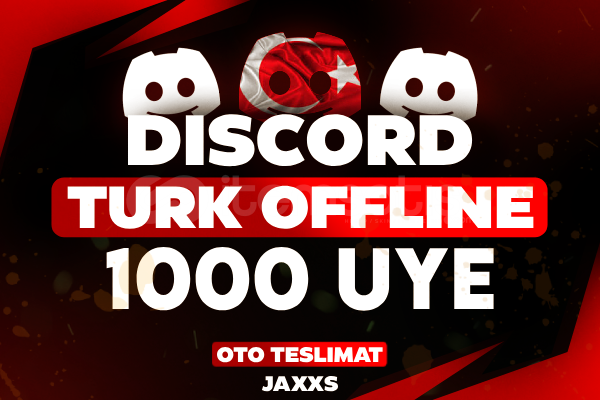 Discord Türk 1000 Üye - Offline Discord Türk 1000 Üye - Offline