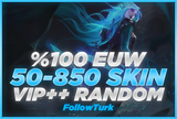 [OTO]⭐%100EUW 50-850 SKIN RANDOM HESAP⭐