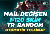 [OTO]⭐%100TR MAİL DEĞİŞEN 1-120 SKİN RANDOM