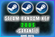 ✅[OTO] 200$ STEAM RANDOM KEY + GARANTİ