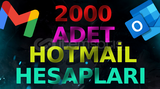 [⭐OTO] 2000 ADET MAİL HESAPLARI!