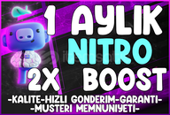 ⭐[OTO] 1 AYLIK NİTRO 2X BOOST⭐