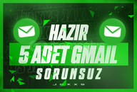 ⭐[OTO] 5 Adet Gmail Sorunsuz⭐