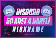 ✨[OTO] 50 Adet 4 Harfli Nickname✨