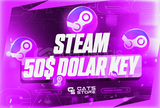 ⚡[OTO] 50$ STEAM RANDOM KEY+GARANTİ⚡