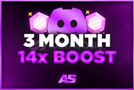 ⭐️[OTO + BOTSUZ] 3 AY 14X SERVER BOOST⭐️
