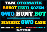 (OTO CAPTCHA) TAM OTOMATİK OWO HUNT BOT 