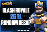 ⭐️ [Oto] Clash Royale 25TL Random Hesap ⭐️