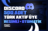 ✨DİSCORD 500 7/24 ONLİNE ÜYE + KALICI ⭐