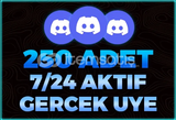 ⭐[OTO] DİSCORD 7/24 AKTİF 250 ÜYE⭐