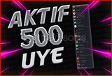 ⭐[ANLIK] 7/24 AKTİF 500 ÜYE⭐