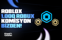 [HIZLI]☘️1.000 Robux Komisyon Bizden SORUNSUZ✨